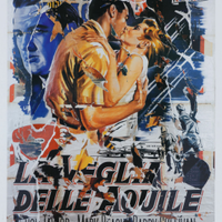 LITODECOLLAGE MIMMO ROTELLA 70X100 CM CON TIMBRO