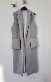 Cappotto grigio smanicato 