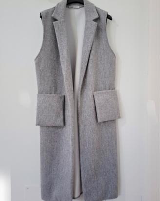 Cappotto grigio smanicato 