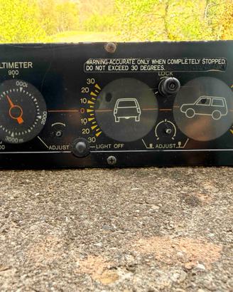 Toyota Land Cruiser 70/80 inclinometro altimetro