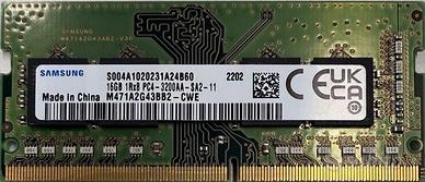 Samsung M471A2G43BB2-CWE - Memoria RAM da 16 GB DD