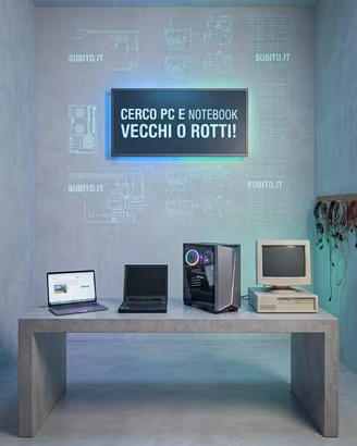 Ritiro PC e Notebook vecchi, usati o rotti