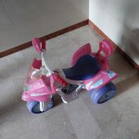 Moto elettrica per bimbi, colore rosa