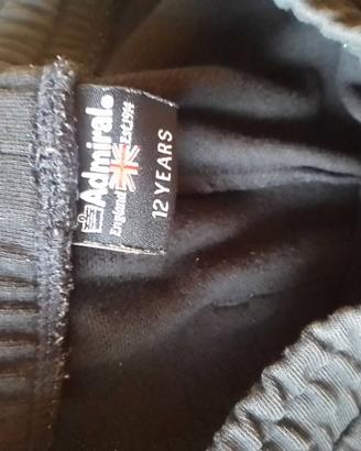 Admiral completo tuta 12 anni cotone garzato