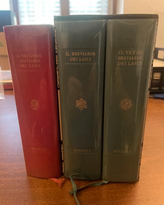 Il breviario dei laici 3 volumi 1963-64-65 Rizzoli