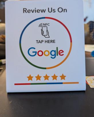 Card NFC programmabile per Recensioni Google