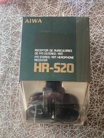 Cuffie pieghevoli vintage Aiwa HR-520 AM/FM