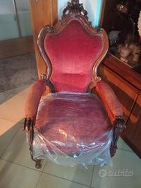 Sofà e coppia di poltrone inizio '900