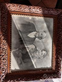 foto del 1850 con cornice intagliata