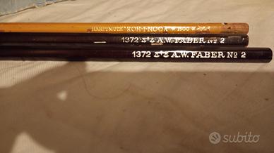 Lotto 2 matite d'epoca A.W.Faber 1372 anni 30/40 