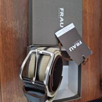 Cintura Uomo FRAU pelle e tessuto