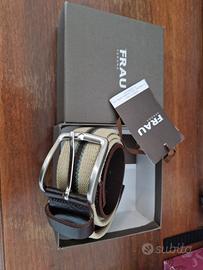 Cintura Uomo FRAU pelle e tessuto