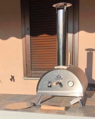FORNO PIZZA PER ESTERNO CON BRUCIATORE A GAS