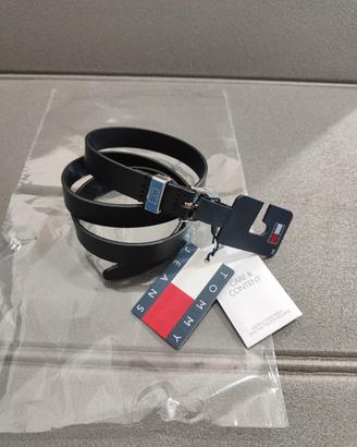Tommy Jeans cintura originale pelle taglia 80 cm 