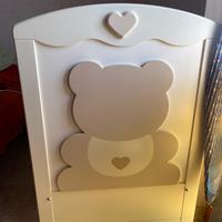 Foppapedrerti orso con cassetto e anta inclinabile