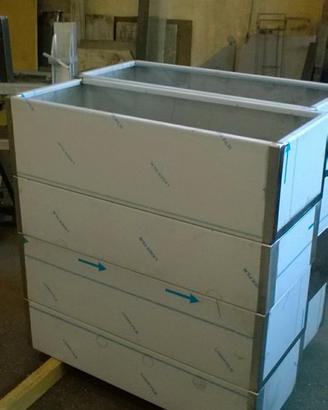 Fioriere in acciaio inox