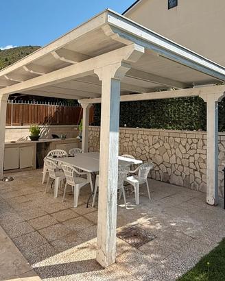 Patio Gazebo in legno 5mt X 3mt