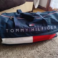 Borsone Tommy Hilfiger blu/rosso