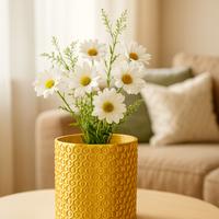 Vaso Moderno in Oro – Design 3D Bubble, Stampa 3D