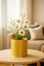 Vaso Moderno in Oro – Design 3D Bubble, Stampa 3D