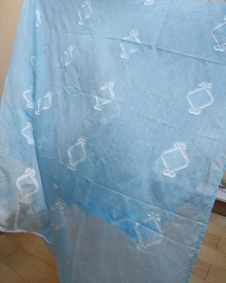 Tenda d'organza turchese