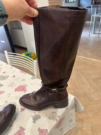 Stivali in pelle n 35