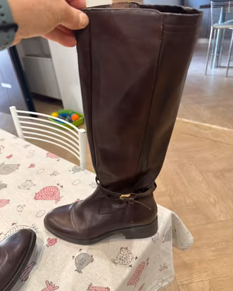 Stivali in pelle n 35