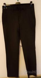 Pantaloni eleganti Zara grigio scuro 