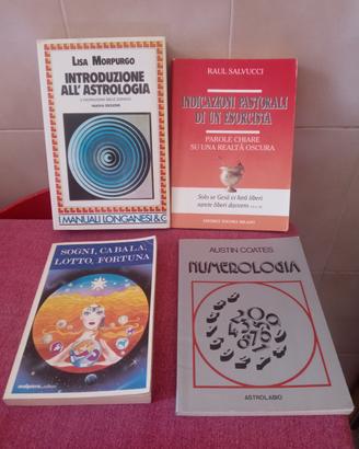 Lotto libri esoterismo, spiritualità, numerologia