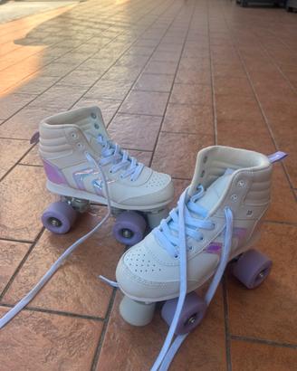Pattini a rotelle bambina Oxelo C100 lilla -tg. 35