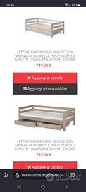 Flexa letto e scrivania