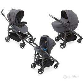 Chicco Trio Love Silver Satin completo