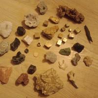 lotto di minerali naturali da collezione 