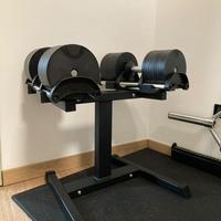 Manubri regolabili 40 kg con stand