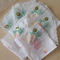 set di 6 fazzoletti donna Boniev vintage '50