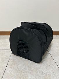 Trasportino cane/gatto in tessuto