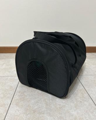 Trasportino cane/gatto in tessuto
