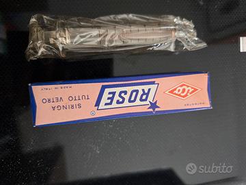 siringa in vetro da collezione