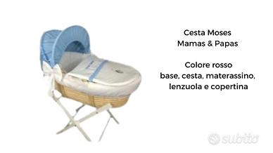 Cesta porta bebè Moses Mamas & Papas