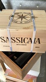 Vino cassa sassicaia 2022