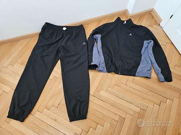 DOMYOS tuta sportiva uomo completa 2xl nera