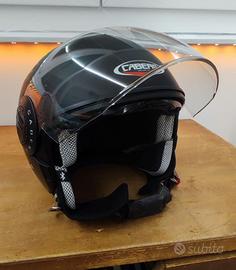 Casco moto Caberg nero opaco mis. L con sacca