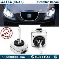 2 Lampadine Ricambio BI-XENON D1S 6000K SEAT ALTEA