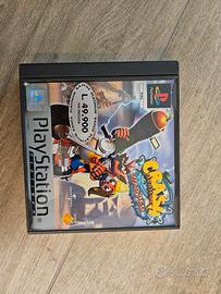 Gioco Playstation 1 Crash Bandicoot Warped