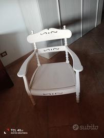 Poltrona shabby chic 
