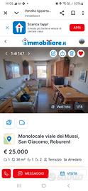 Bilocale primo piano in centro ma tranquillo
