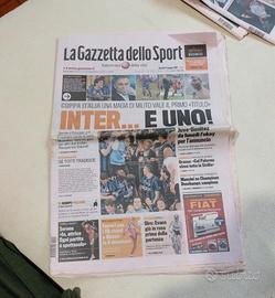 gazzetta dello sport Inter coppa Italia 2010