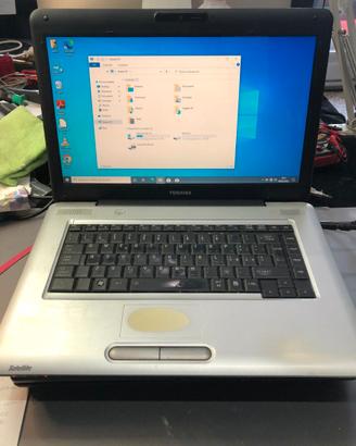 computer portatile toshiba l450d funzionante