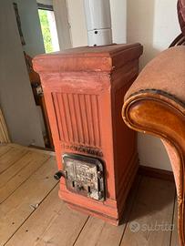 Stufa a legna in terracotta Becchi