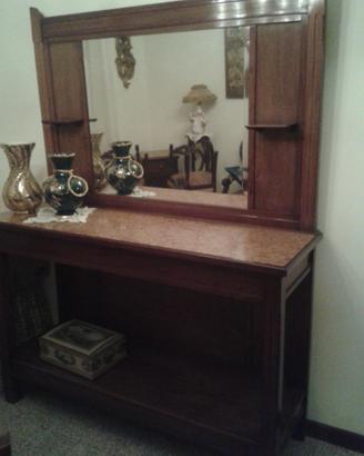 MOBILE ANTICO con SPECCHIERA fine '800
